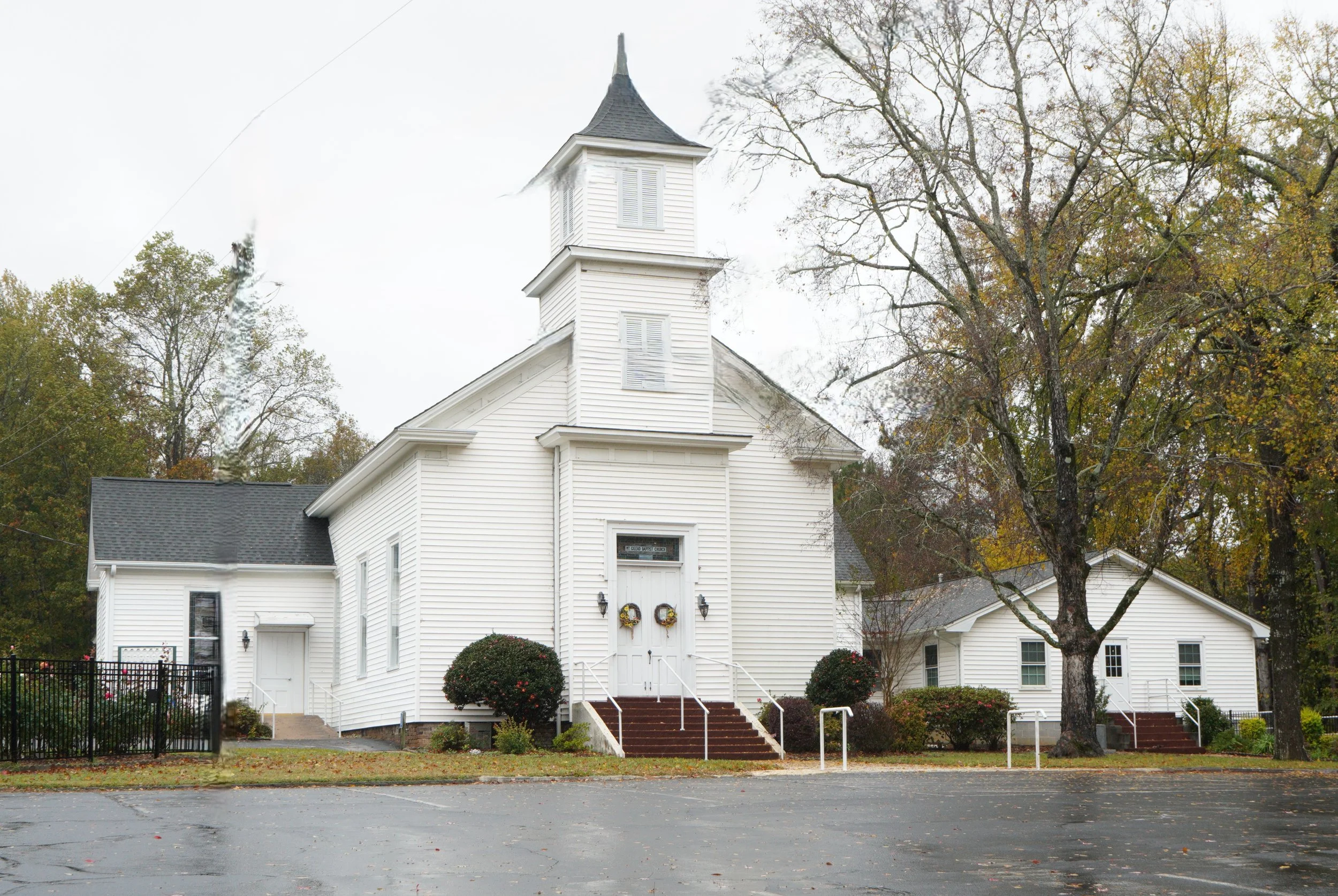 Mount Gilead Baptist Church — historic white meeting-house in Pittsboro, North Carolina