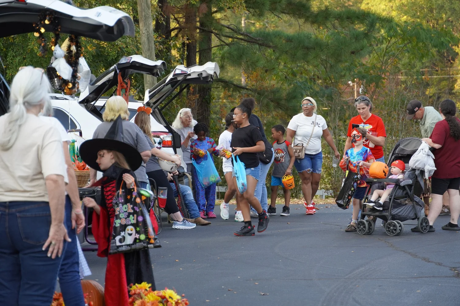 Mount Gilead families gathered for a community event